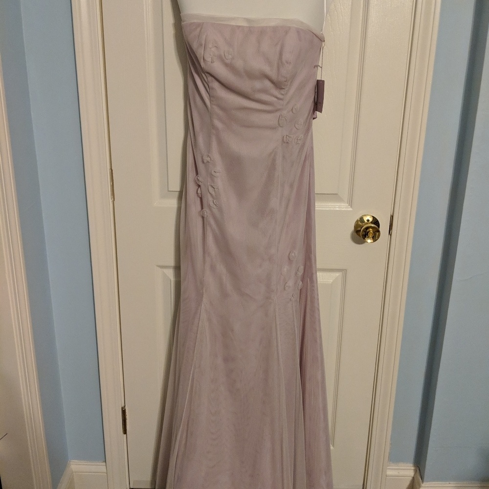 Vera Wang Lilac Bridesmaid Gown